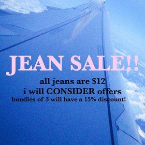 jean sale!